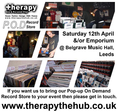 12th april 2014 belgrave music hall leeds street feast & / or emporium pop up record store pod